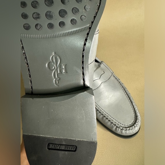 COLE HAAN Air Monroe Penny Loafer Silver Reflective 3M main image 4